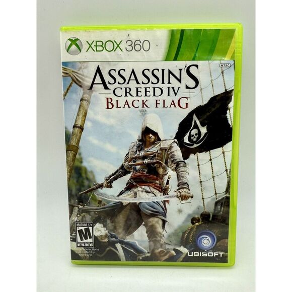 Assassin's Creed IV: Black Flag Microsoft Xbox 360 2013 Game Case Inserts Tested - Picture 1 of 3